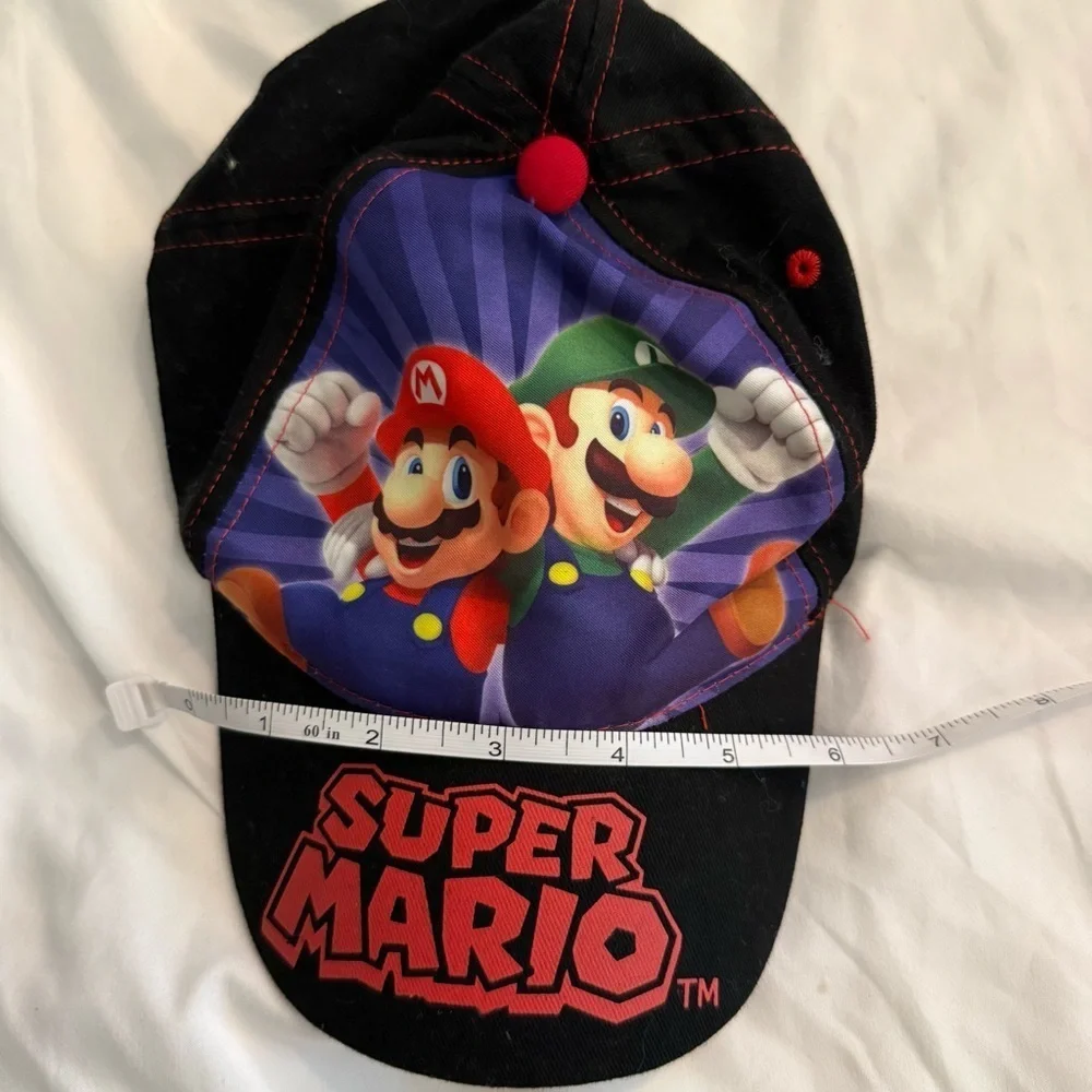 Like New Nintendo Super Mario Bros. Adjustable Snap-back Hat